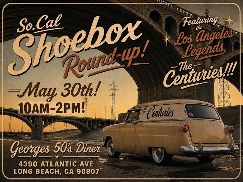 SoCal Shoebox Round Up Car Meet flyer May 2026